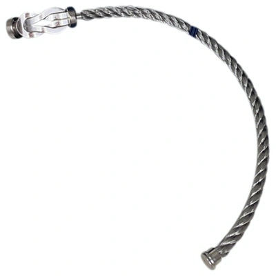 Pre-owned Fred 8°0 Grey White Gold Bracelet