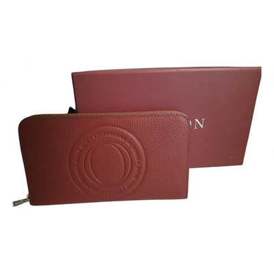 Pre-owned Oroton Leather Wallet In Brown