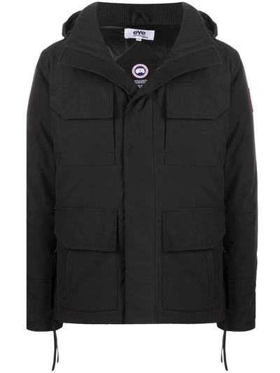 Shop Junya Watanabe X Canada Goose Maitland Coat In Black