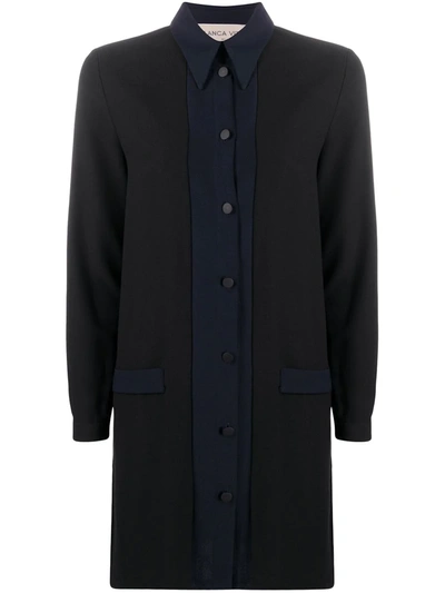 Blanca Vita Cinzia Shirt Dress In Black