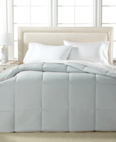 Shop Royal Luxe Color Hypoallergenic Down Alternative Light Warmth Microfiber Comforter, Twin, Created For Macy's In Platinum