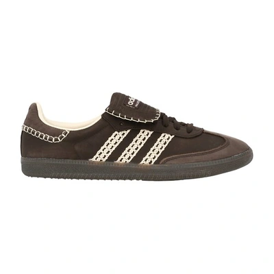 Shop Adidas Originals By Wales Bonner Samba Wales Bonner Sneakers In Cblack Cwhite Cblack