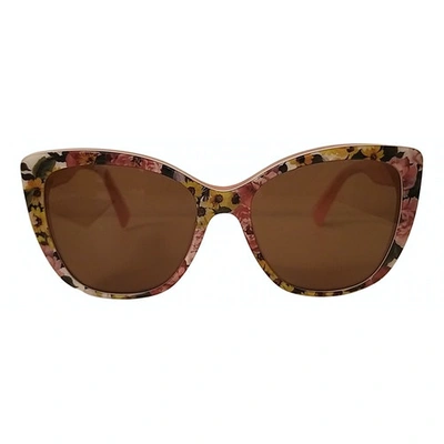 Pre-owned Dolce & Gabbana Pink Sunglasses