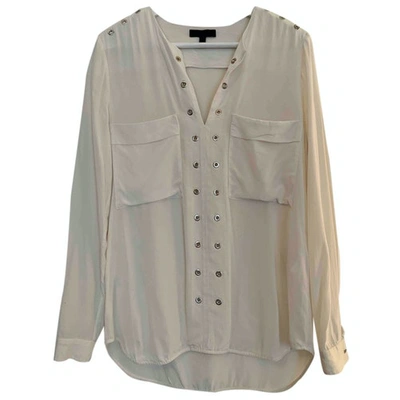 Pre-owned Belstaff White Silk  Top