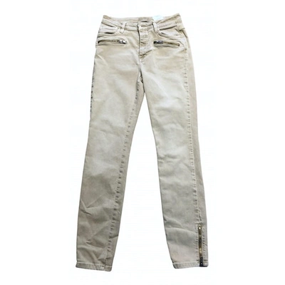 Pre-owned Closed Ecru Denim - Jeans Trousers