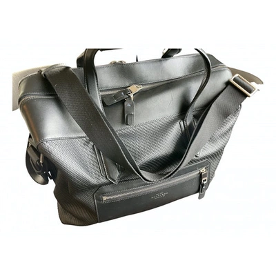 Pre-owned Smythson Black Leather Bag