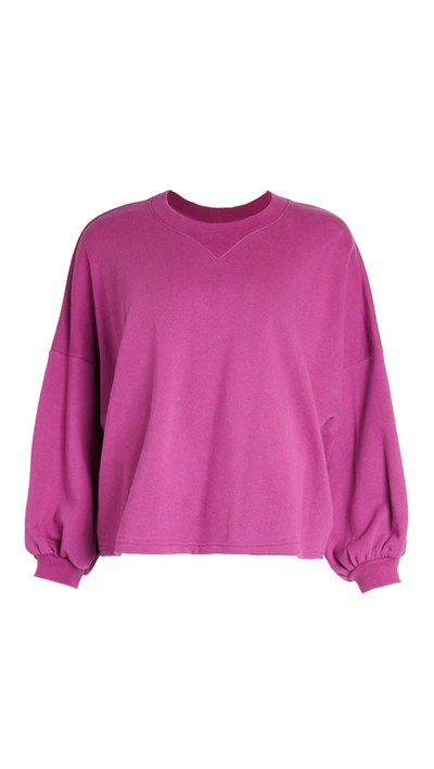 Shop Rebecca Minkoff Rosie Sweatshirt In Beet