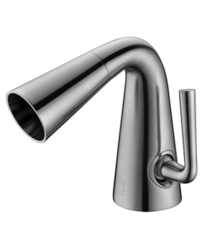 Shop Alfi Brand Brushed Nickel Single Hole Cone Waterfall Bathroom Faucet Bedding In Chrome