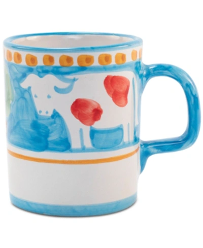 Shop Vietri Campagna Mug In Aqua