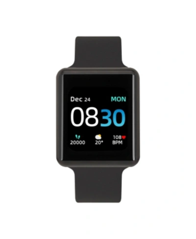 Shop Itouch Air 3 Unisex Heart Rate Black Strap Smart Watch 44mm