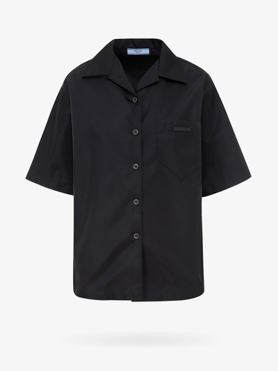 Shop Prada Shirt In Black