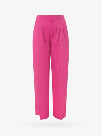 Shop Rotate Birger Christensen Trousers In Pink
