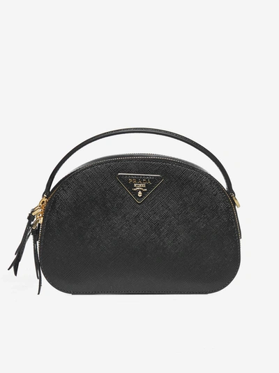 Shop Prada Odette Saffiano Leather Bag