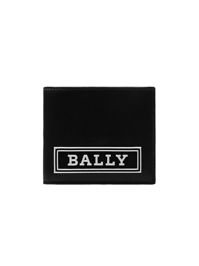 Shop Bally Men's Sioux Bollen Leather Bi-fold Wallet In Black