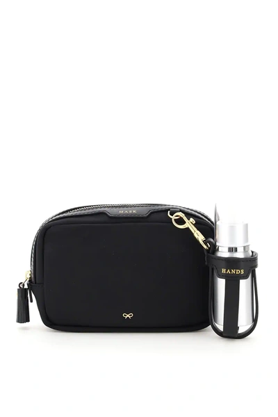Shop Anya Hindmarch Kit Ppe Nylon Pouch In Black