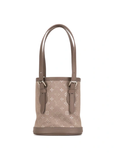 Pre-owned Louis Vuitton 2001 Little Bucket Bag In Brown