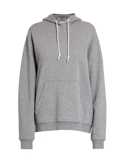 Shop Moncler Women's Oversized Logo Sweatshirt In Grey