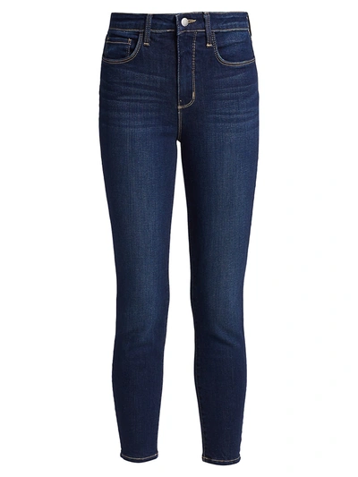 Shop L Agence Margot High-rise Skinny Jeans In Venus