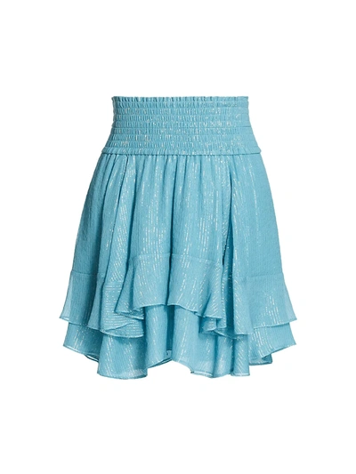 Shop A.l.c Vera Mini Skirt In Arctic Blue