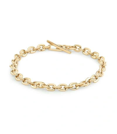 Shop Lizzie Mandler Xs Knife Edge Chain Bracelet In Ylwgold