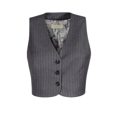 Aggi By Halewski Sienna Downtown Grey Vest