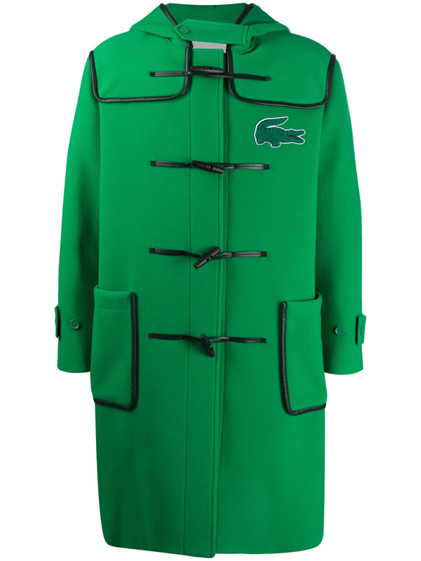 lacoste green coat