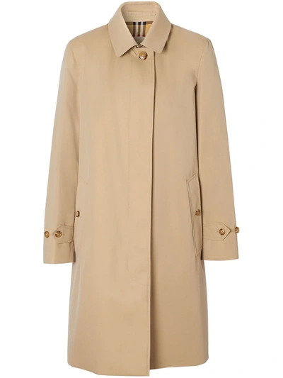 Shop Burberry The Pimlico Heritage Car Coat In Brown