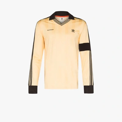 Shop Adidas Originals X Wales Bonner Football Shirt In Yellow