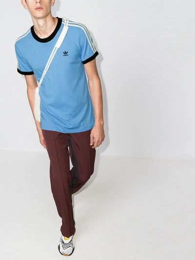 Shop Adidas Originals X Wales Bonner Logo T-shirt In Blue