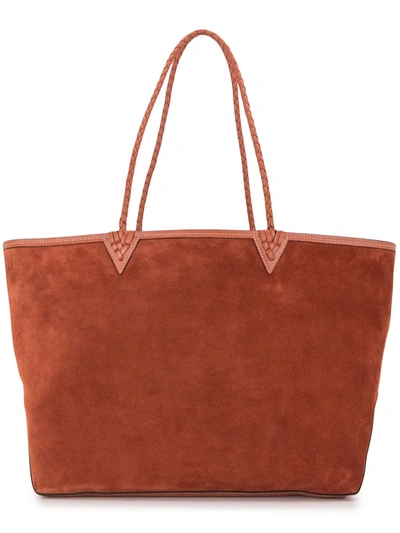 Shop Altuzarra Reversible Leather Tote Bag In Brown