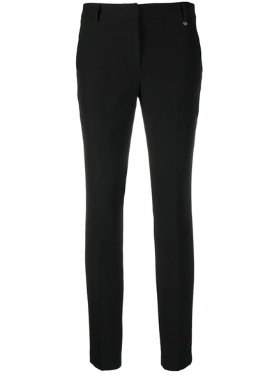 Shop Liu •jo Slim-fit Trousers In Black
