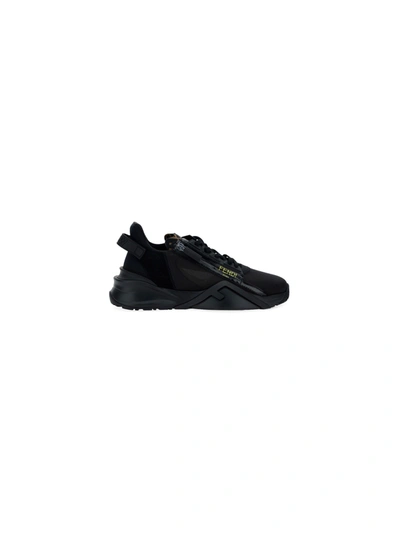 Shop Fendi Sneakers In Nero