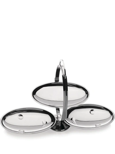 Shop Alessi Anna G Folding Cake Stand In Silver