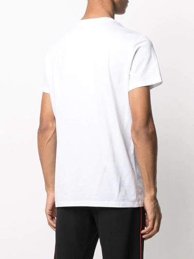 Shop Balmain T-shirt Mit Logo-print In White