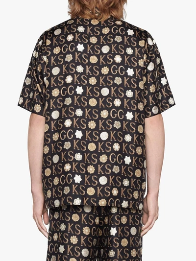 Shop Gucci X Ken Scott Logo-print Shirt In Black