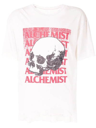 Shop Alchemist Graphic Print T-shirt In White