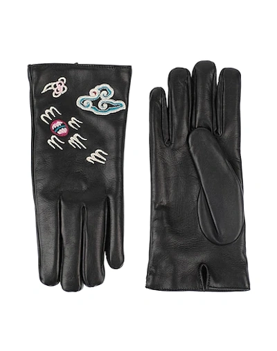 Shop Gucci Gloves In Black