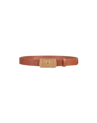 Shop Dunhill Belts In Brown