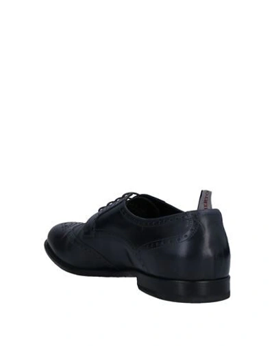 Shop Alberto Guardiani Laced Shoes In Dark Blue
