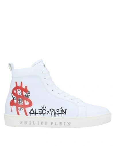 Shop Philipp Plein Sneakers In White