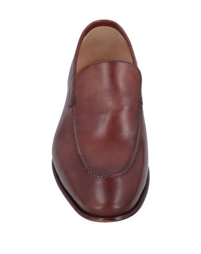 Shop A.testoni Loafers In Tan