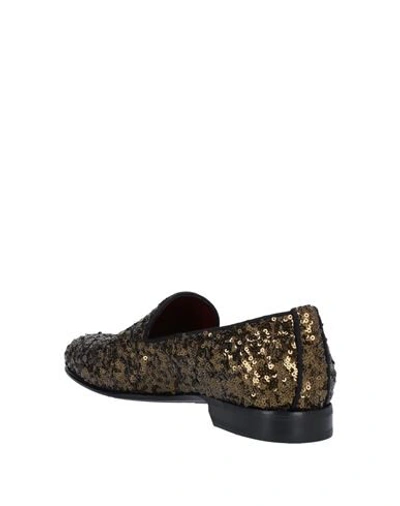 Shop Dolce & Gabbana Loafers In Bronze