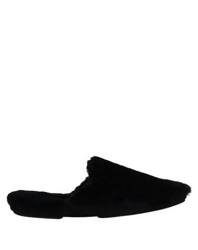 Shop Dolce & Gabbana Slippers In Black