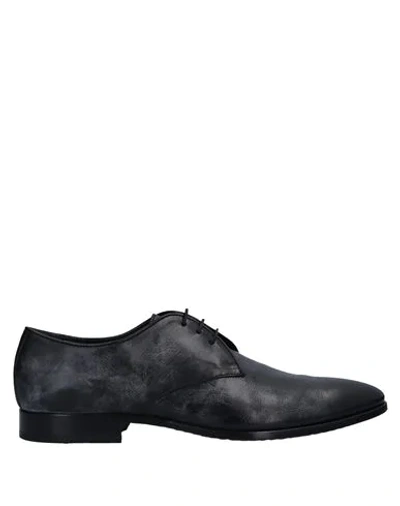 Shop Alberto Guardiani Lace-up Shoes In Black