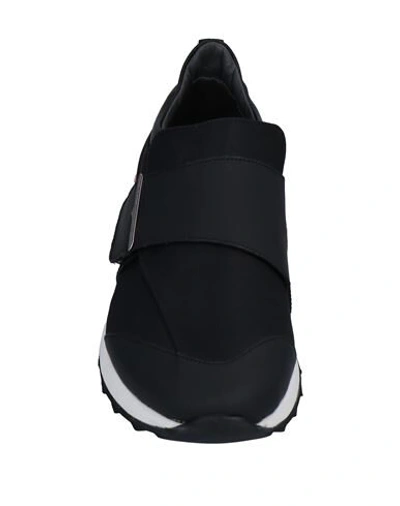 Shop Alberto Guardiani Man Sneakers Black Size 8 Textile Fibers, Soft Leather