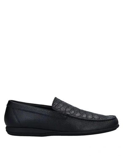 Shop A.testoni Loafers In Black