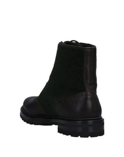 Shop A.testoni Ankle Boots In Dark Green