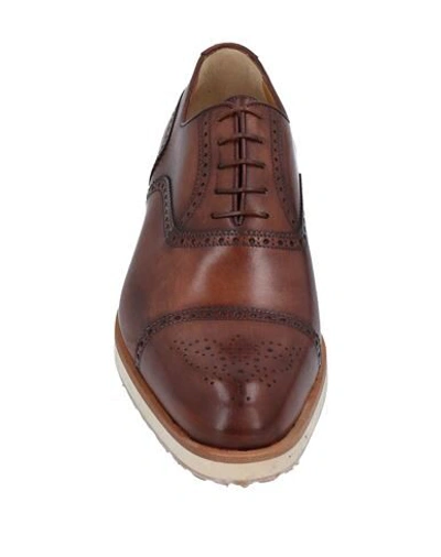 Shop A.testoni Lace-up Shoes In Brown