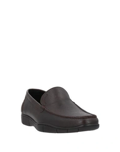 Shop A.testoni Loafers In Dark Brown