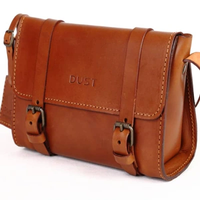 Shop The Dust Company Mod 134 Crossbody In Cuoio Brown